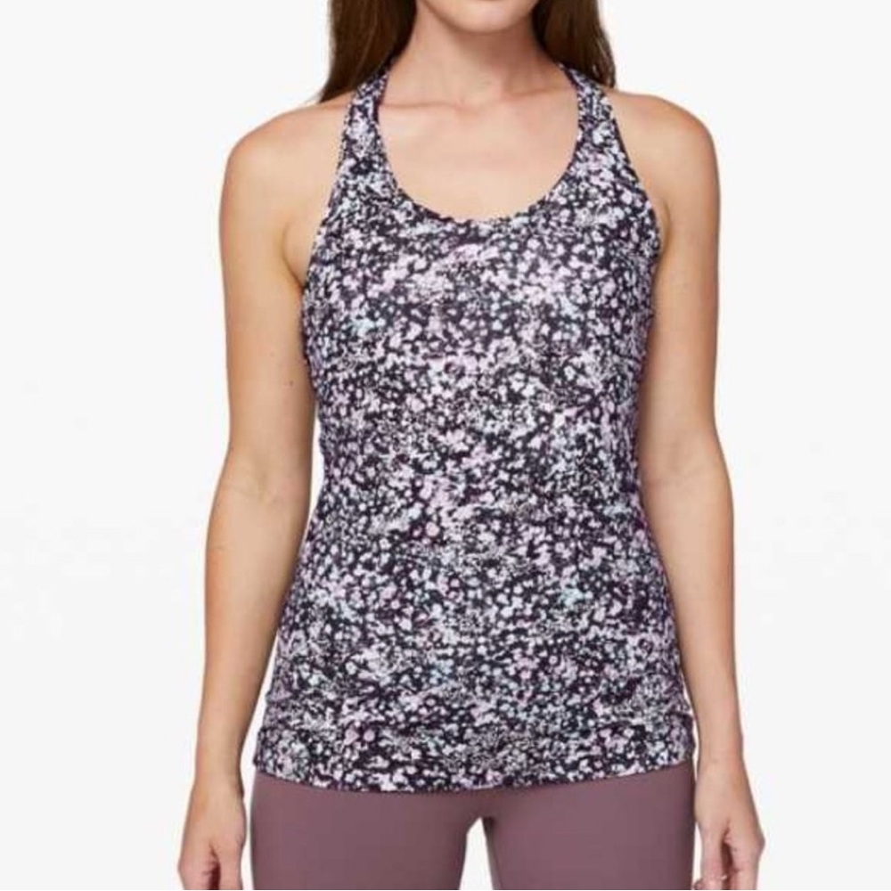 Lululemon Cool Racerback Floral Size 4